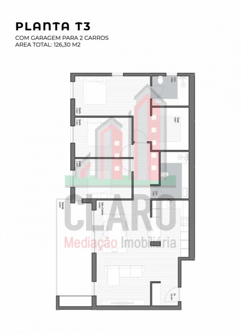 Apartamento T3 para Venda em Poiares (Santo Andre)