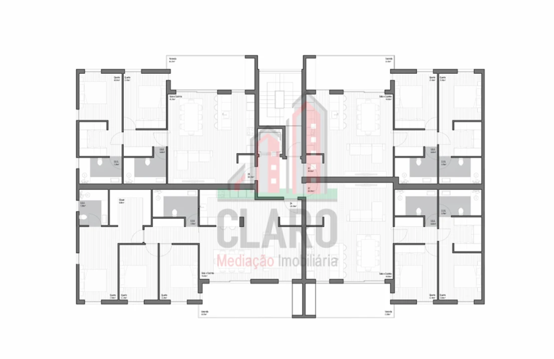 Apartamento T2 para Venda em Poiares (Santo Andre) Foto 26