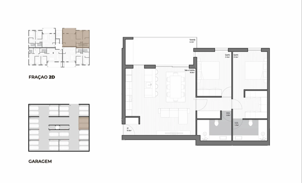Apartamento T2 para Venda em Poiares (Santo Andre) Foto 28