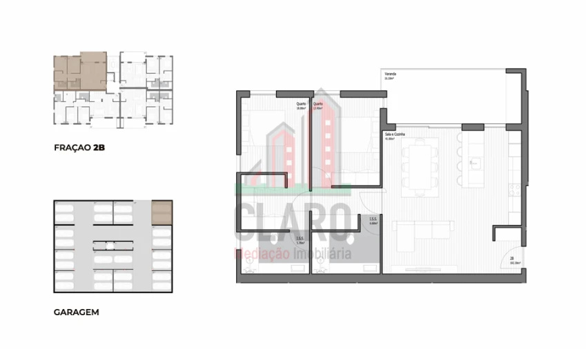 Apartamento T2 para Venda em Poiares (Santo Andre) Foto 24