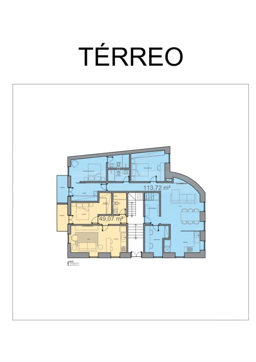 Apartamento T3 para Venda em Oeiras e São Julião da Barra, Paço de Arcos e Caxias Planta 1