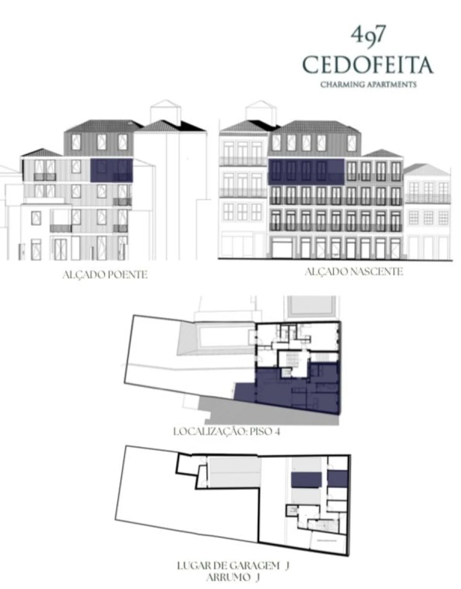 Apartamento T2 para Venda em Cedofeita, Santo Ildefonso, Sé, Miragaia, São Nicolau e Vitória Planta 2