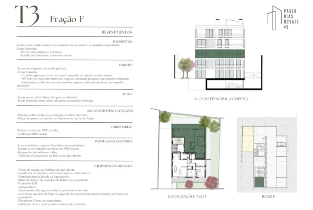 Apartamento T3 para Venda em Lordelo do Ouro e Massarelos Planta 2