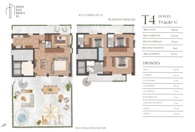 Apartamento T4 para Venda em Lordelo do Ouro e Massarelos Planta 1