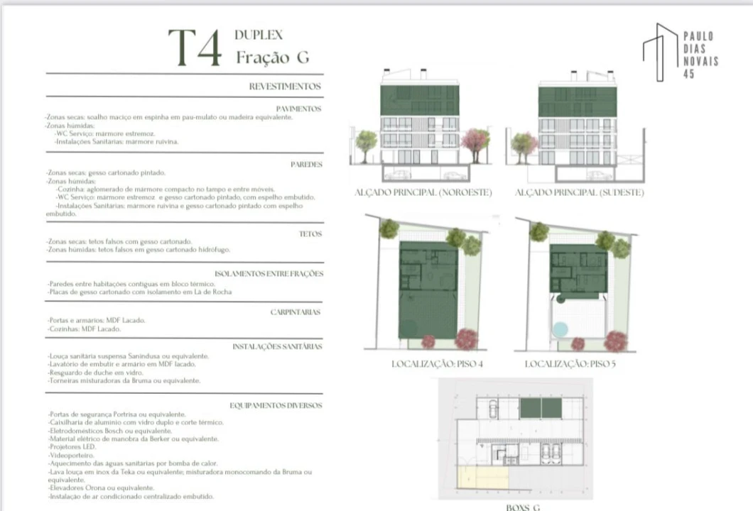 Apartamento T4 para Venda em Lordelo do Ouro e Massarelos Planta 2