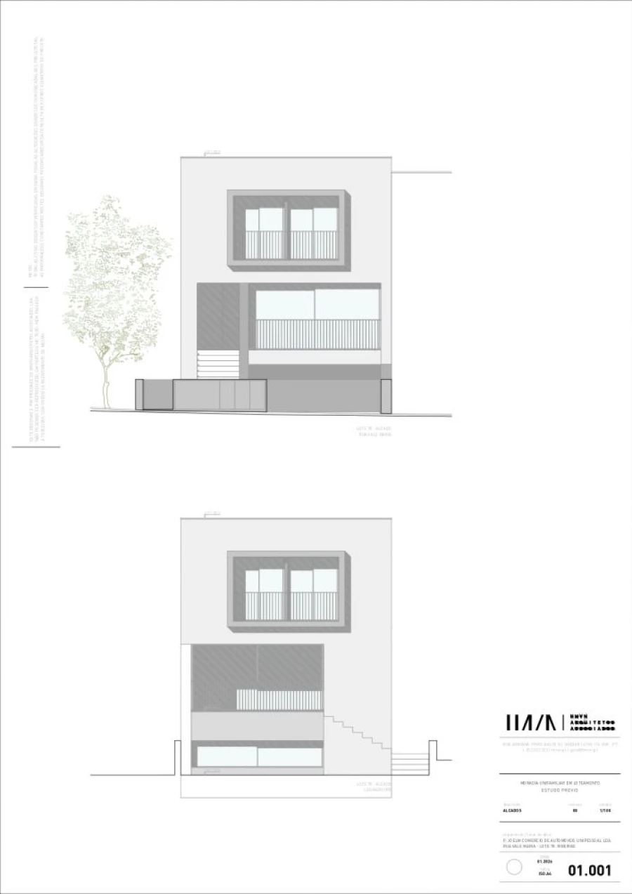 Moradia T4 para Venda em Ribeirão Planta 1