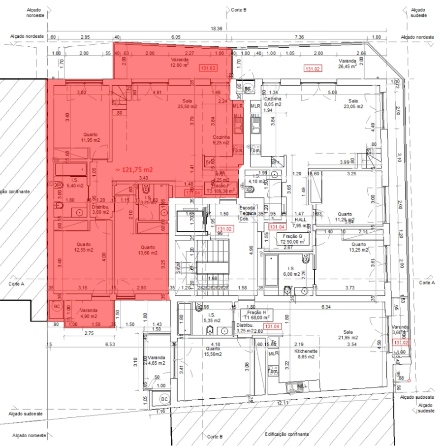 Apartamento T3 para Venda em Nazare Foto 21
