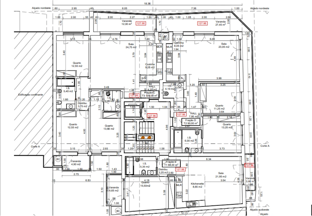 Apartamento T2 para Venda em Nazare Foto 17