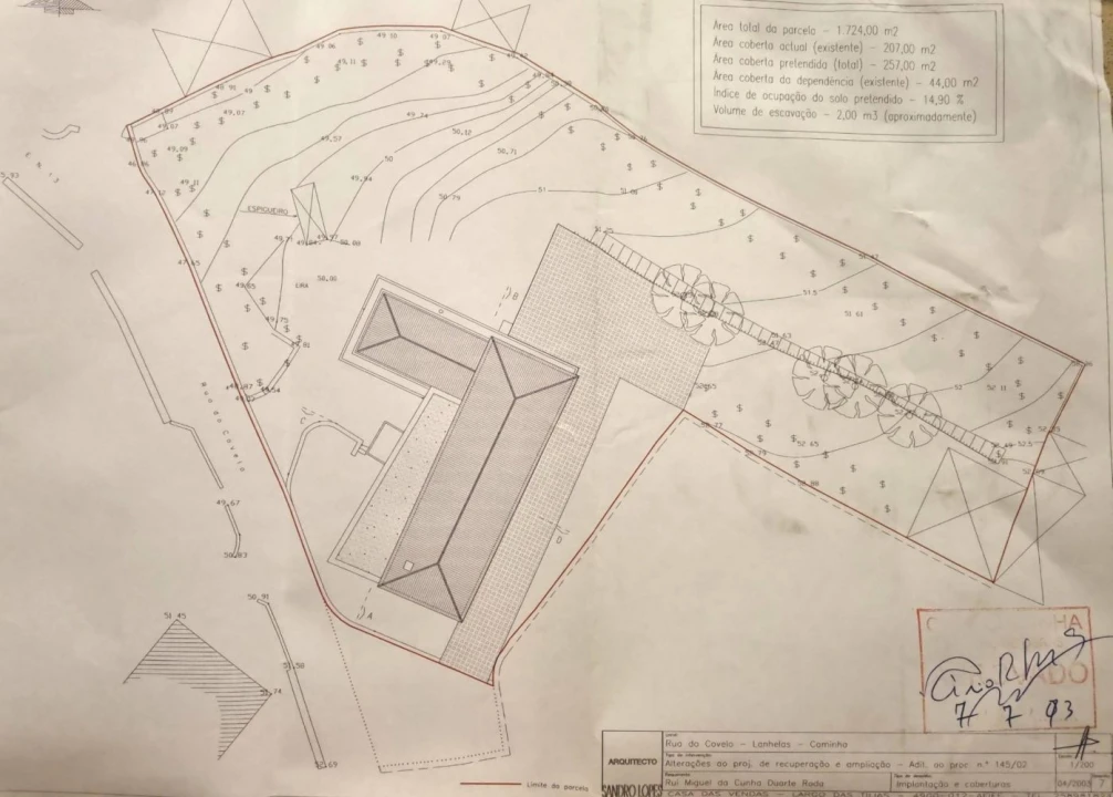 Moradia T5 para Venda em Lanhelas Planta 3