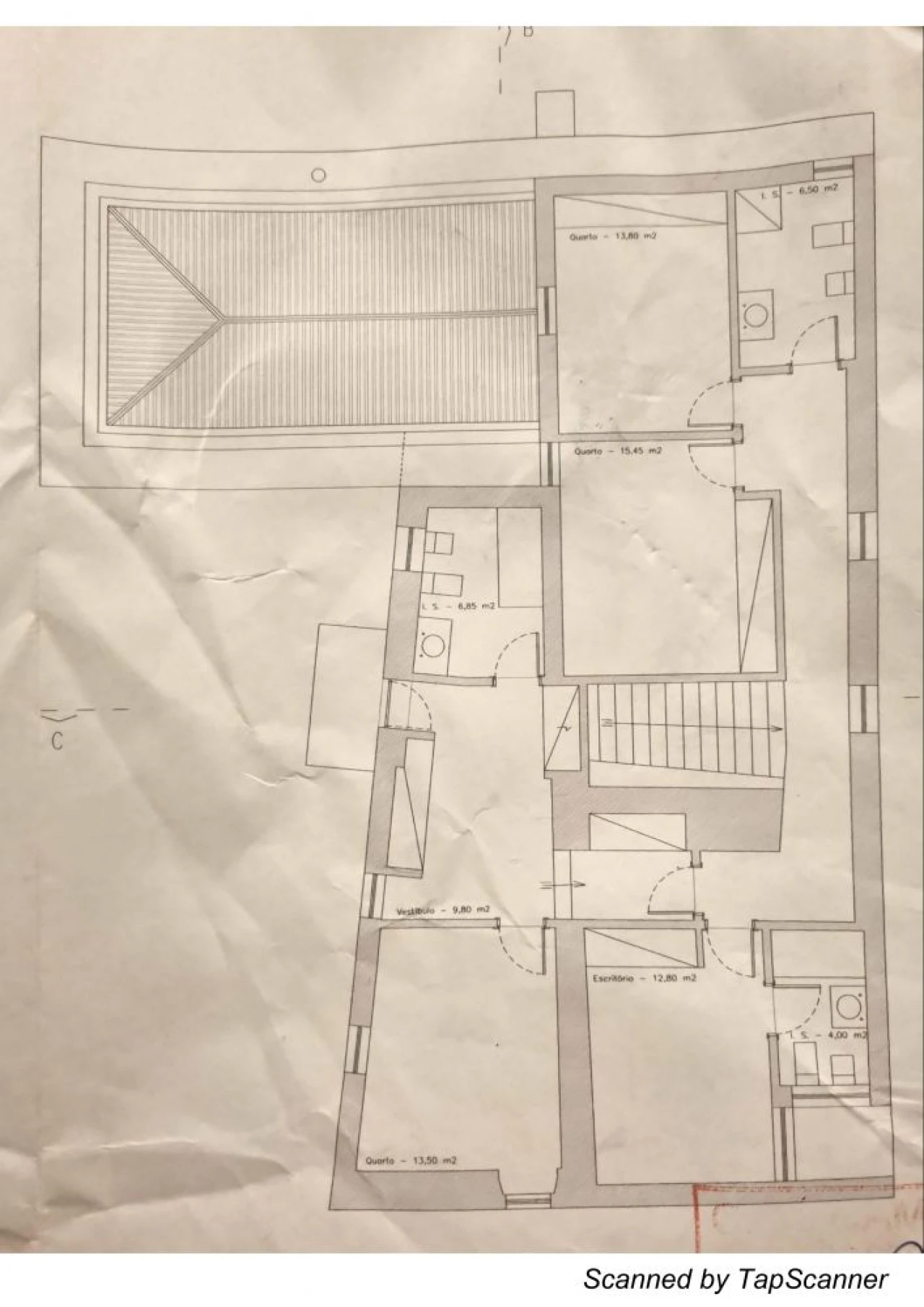 Moradia T5 para Venda em Lanhelas Planta 2