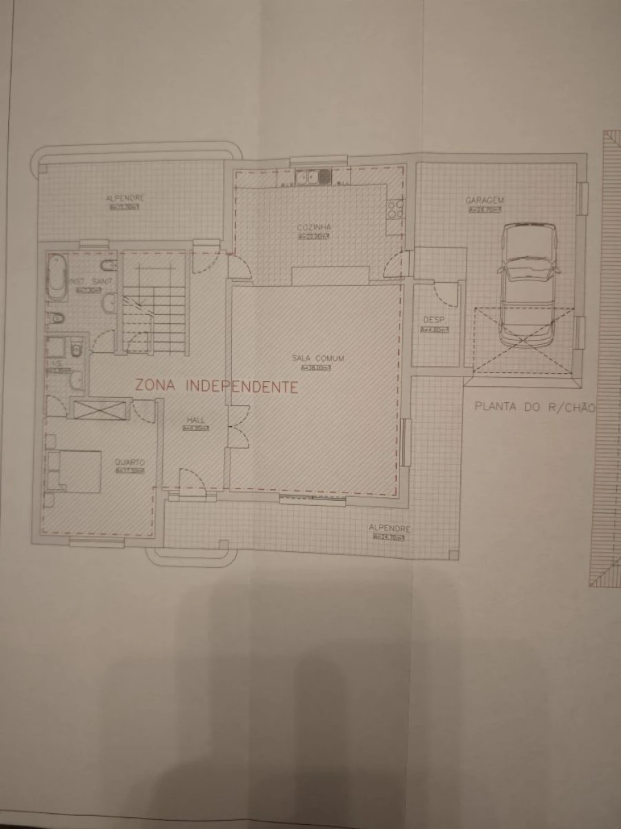 Moradia T3 para Venda em Campos e Vila Meã Planta 2