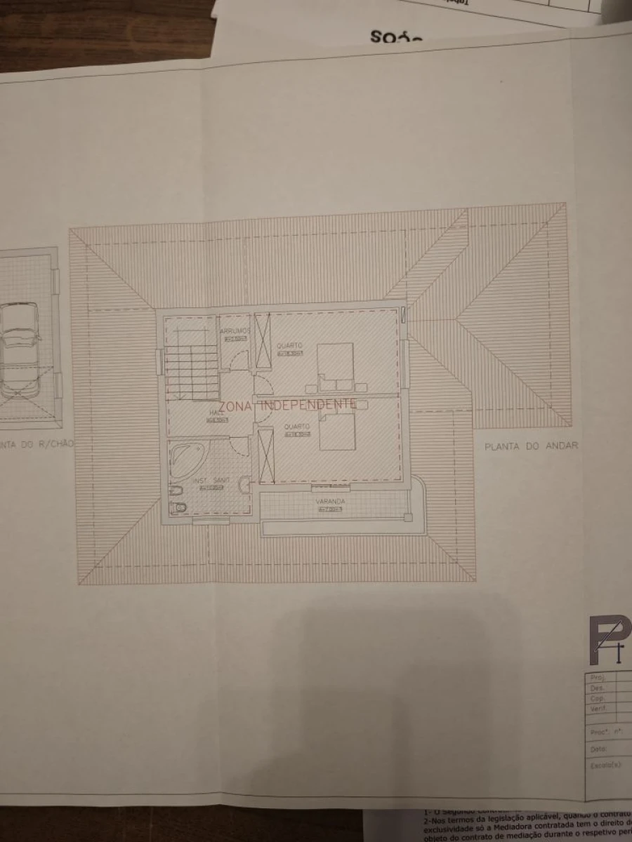 Moradia T3 para Venda em Campos e Vila Meã Planta 1