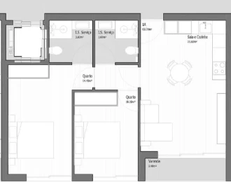 Apartamento T1 para Venda em Vila Praia de Ancora