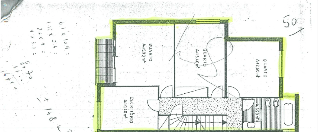 Moradia T3 para Venda em Darque Planta 2