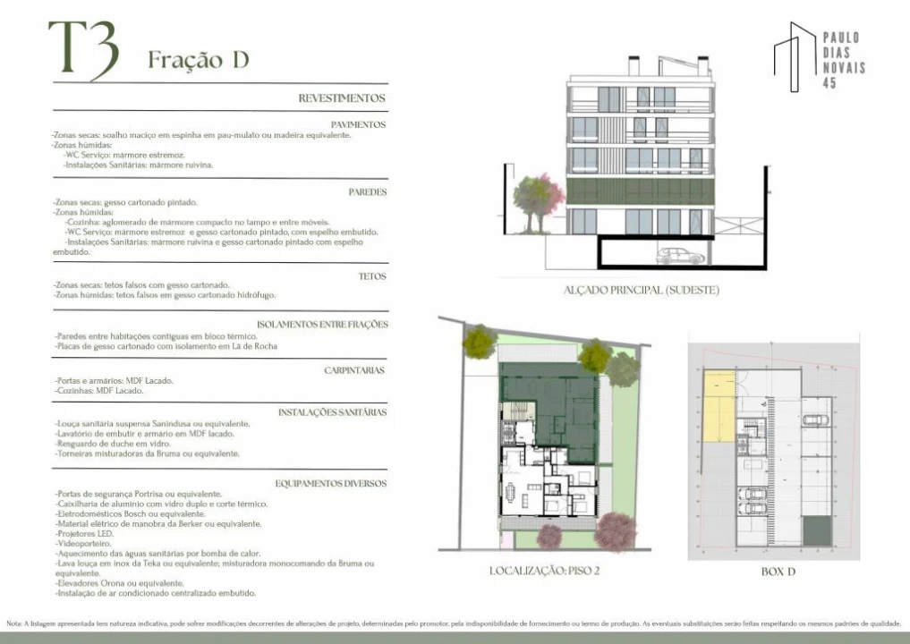 Apartamento T3 para Venda em Lordelo do Ouro e Massarelos Planta 2