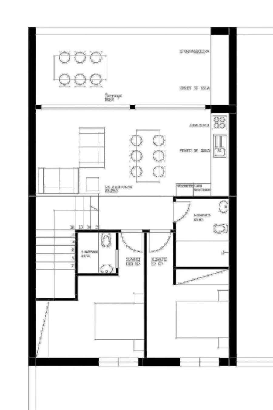 Apartamento T2 para Venda em Matosinhos e Leça da Palmeira Planta 2