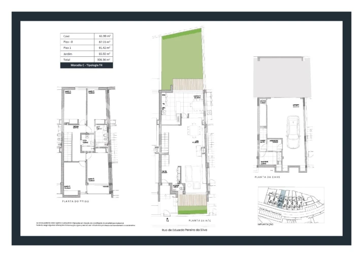 Moradia T4 para Venda em Cidade da Maia Planta 7