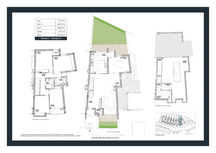 Moradia T4 para Venda em Cidade da Maia Planta 4
