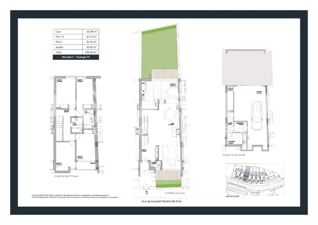 Moradia T4 para Venda em Cidade da Maia Planta 7