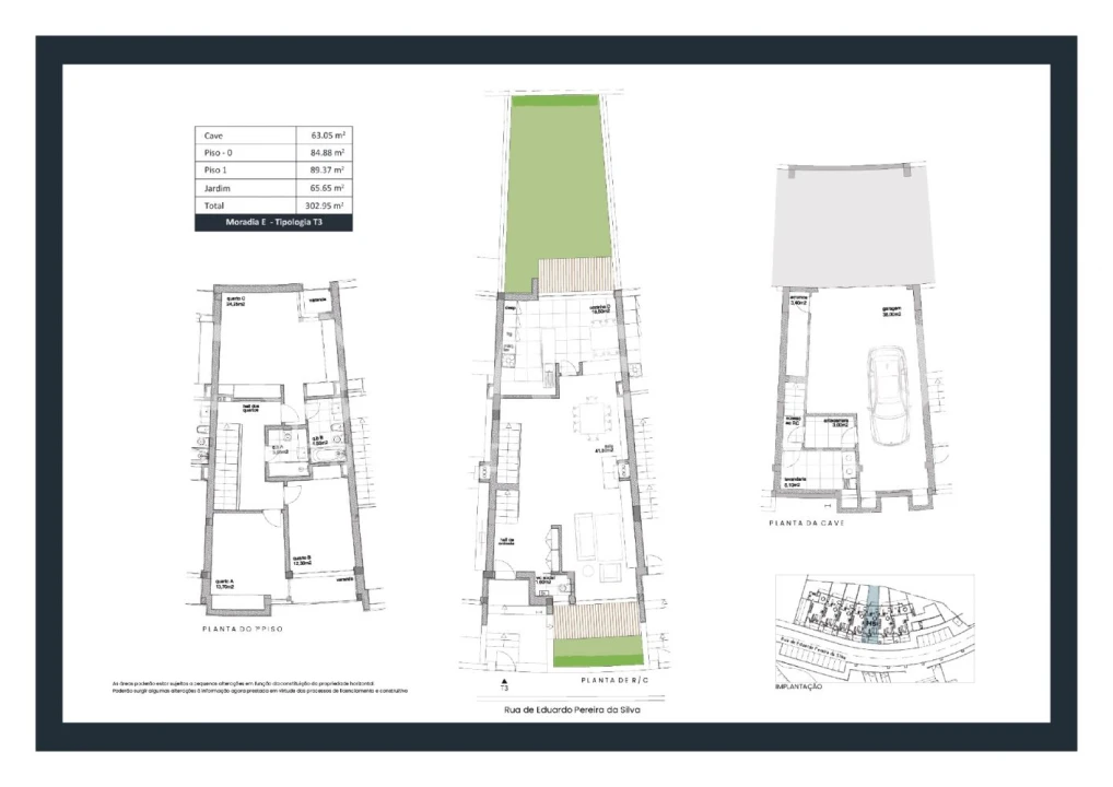 Moradia T4 para Venda em Cidade da Maia Planta 2