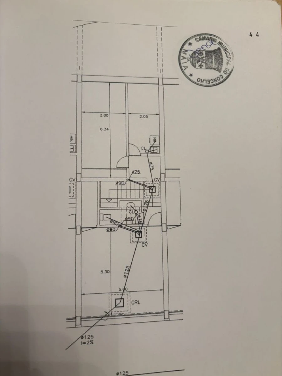Moradia T6 para Venda em Moreira Planta 1