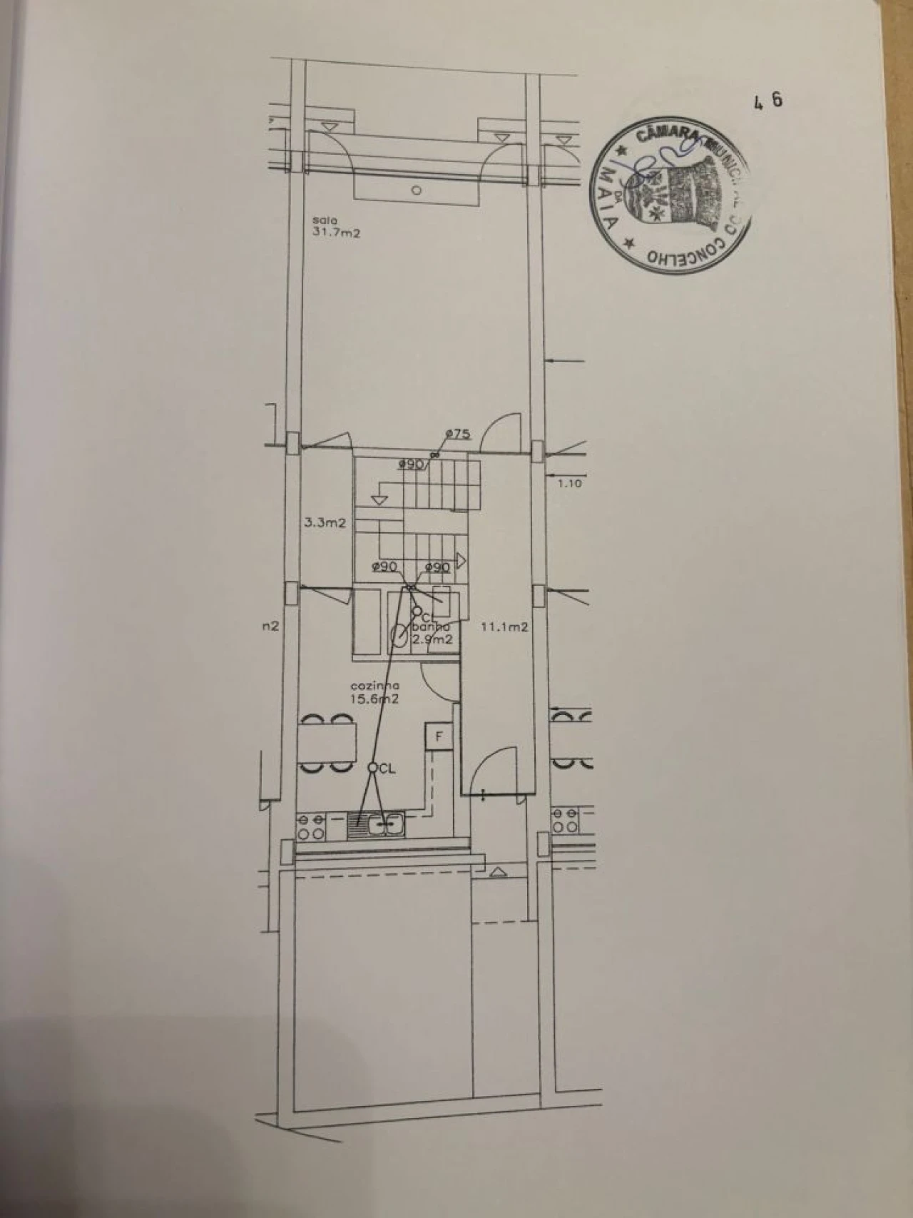 Moradia T6 para Venda em Moreira Planta 2