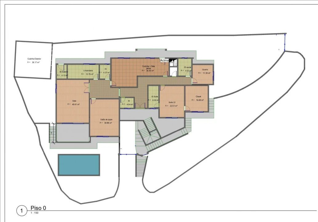 Moradia T5 para Venda em Palmela Planta 2