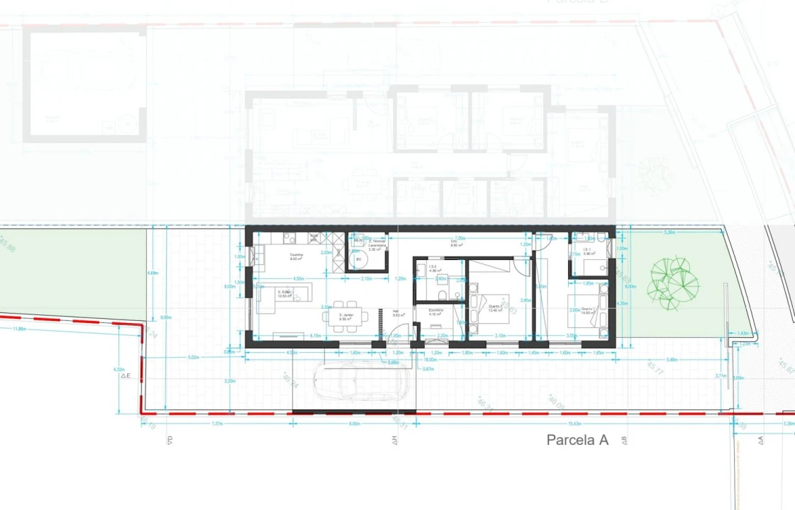 Moradia T2 para Venda em Aradas Planta 2