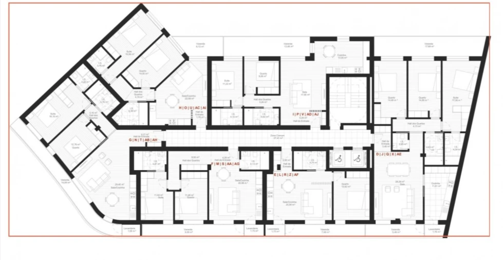 Apartamento T2 para Venda em Esgueira Planta 4