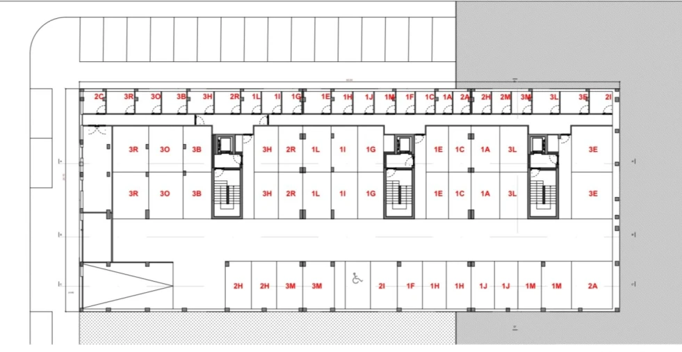 Apartamento T3 para Venda em Glória e Vera Cruz Planta 2