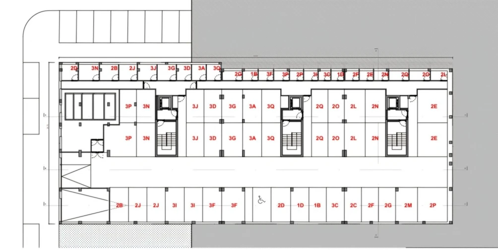 Apartamento T3 para Venda em Glória e Vera Cruz Planta 1