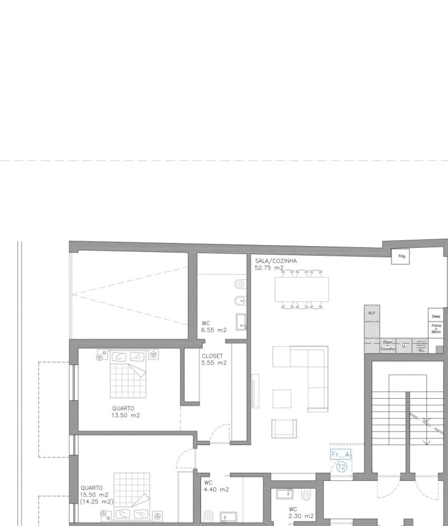 Apartamento T2 para Venda em Esgueira Planta 3