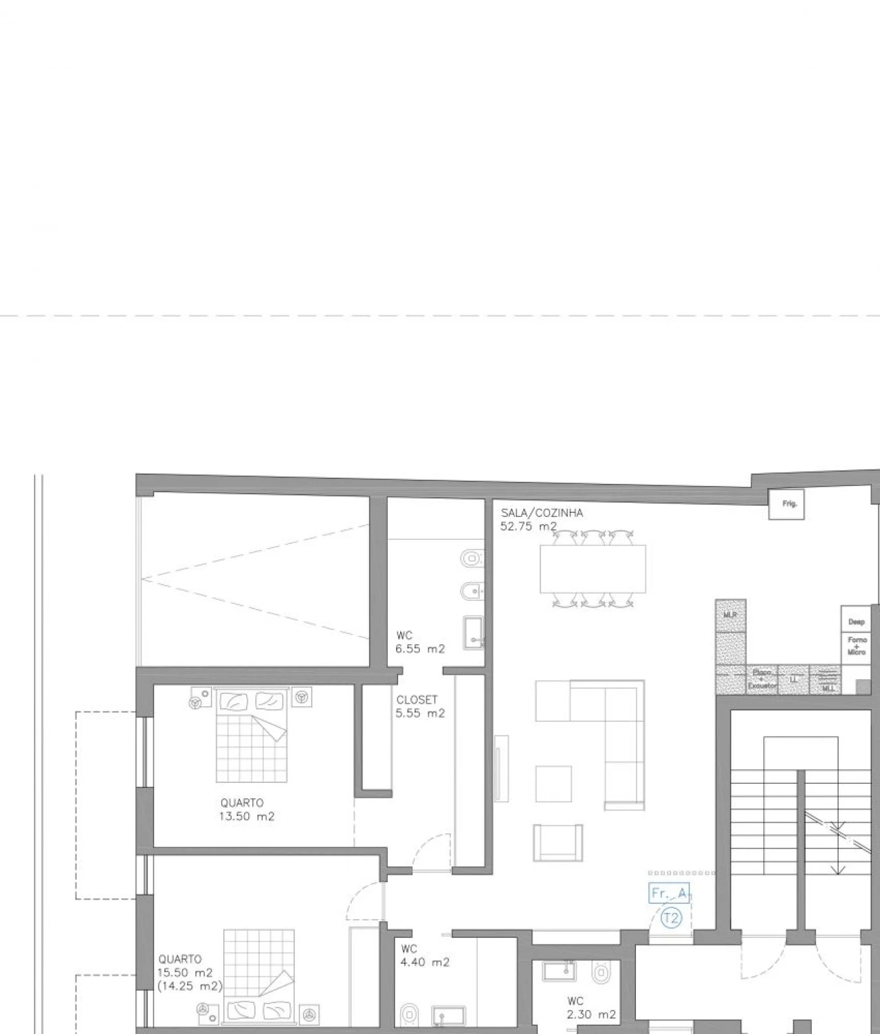 Apartamento T2 para Venda em Esgueira Planta 3