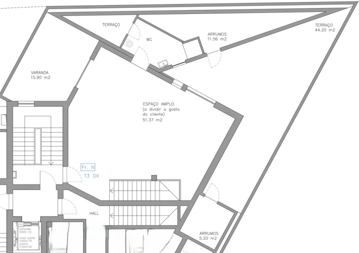Apartamento T3 para Venda em Esgueira Planta 2