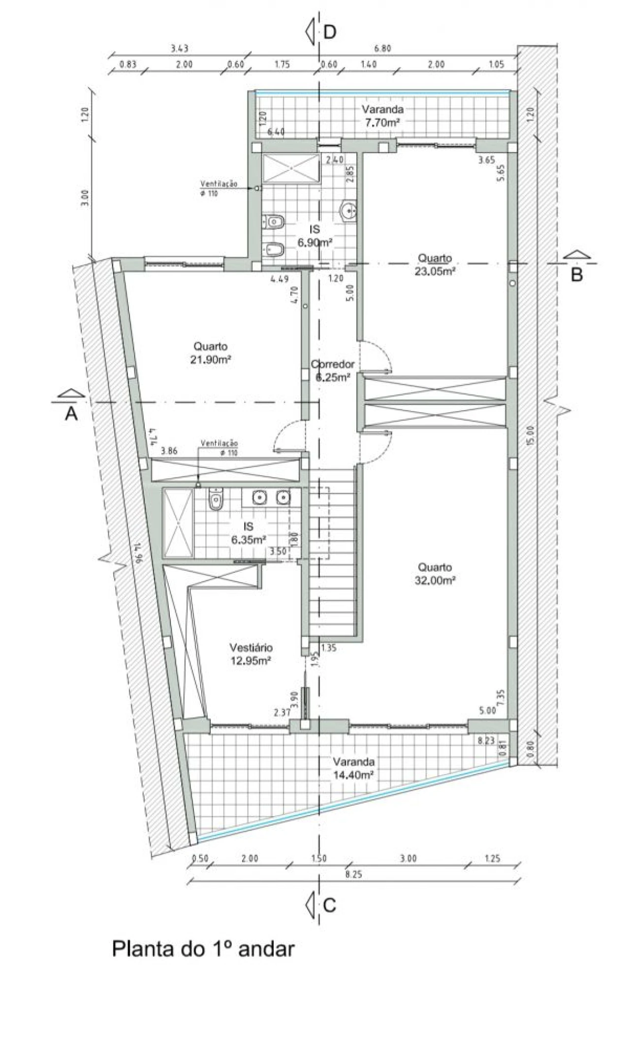 Moradia T4 para Venda em Gafanha da Encarnação Planta 2