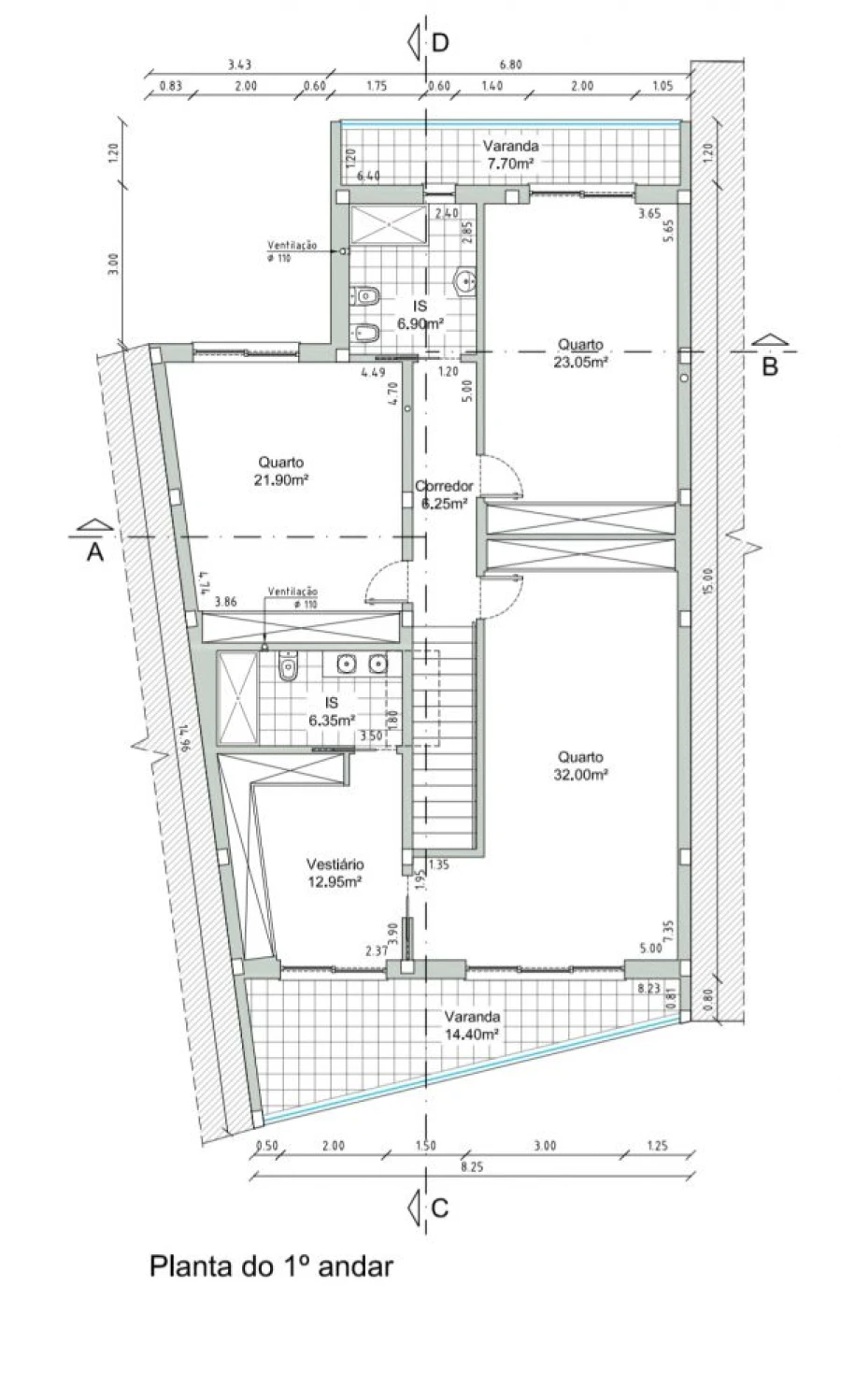 Moradia T4 para Venda em Gafanha da Encarnação Planta 2