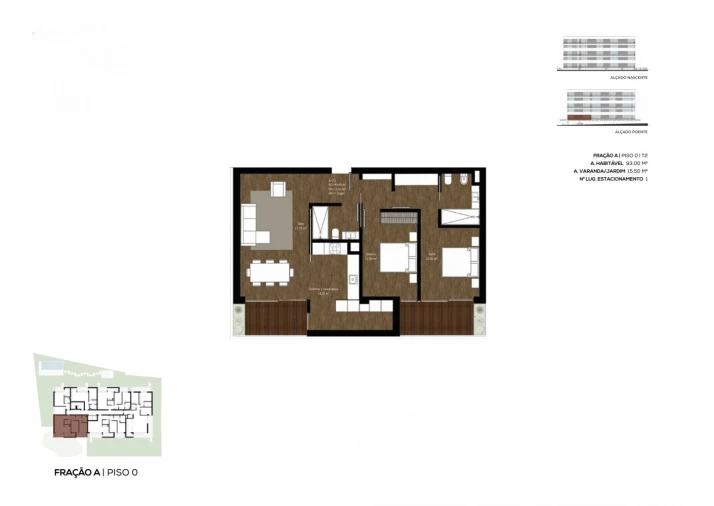 Apartamento T2 para Venda em São João da Madeira Foto 17