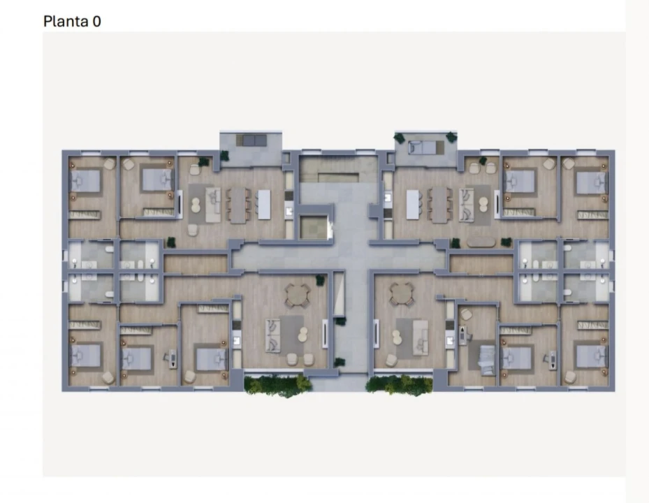 Apartamento T2 para Venda em Oliveira do Bairro Planta 4
