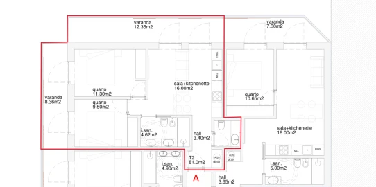 Apartamento T2 para Venda em Chafe