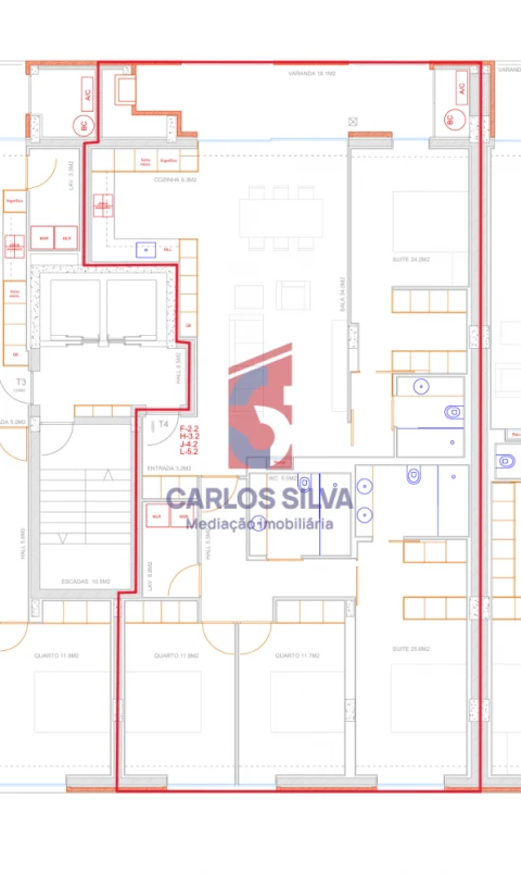 Apartamento T4 para Venda em Costa