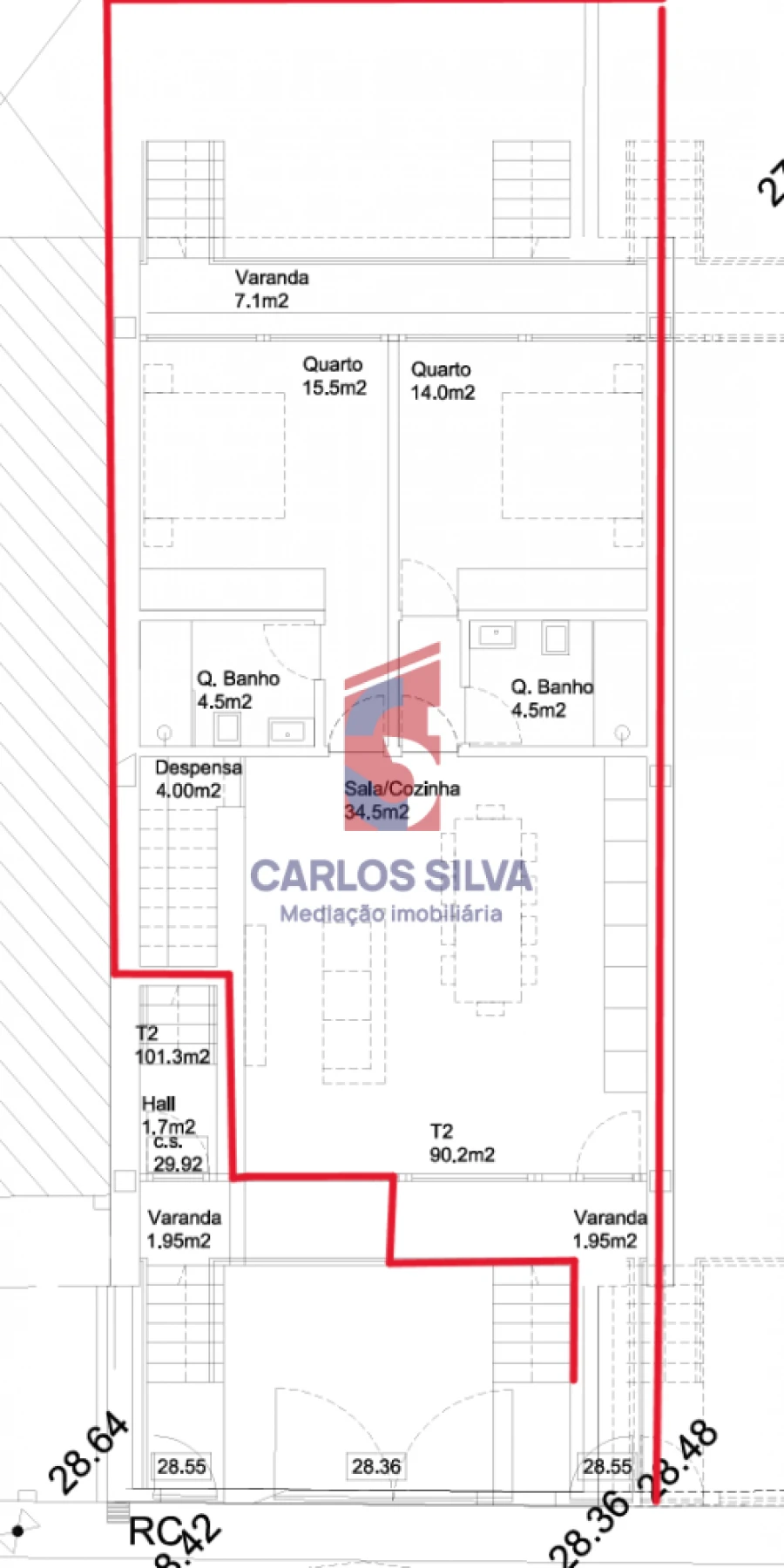 Apartamento T2 para Venda em Arcozelo Foto 10