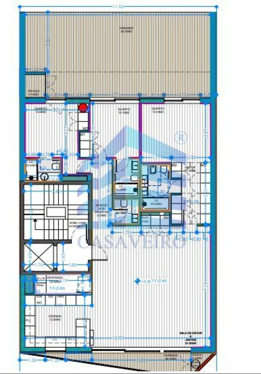 Apartamento T3 para Venda em Glória e Vera Cruz Foto 12