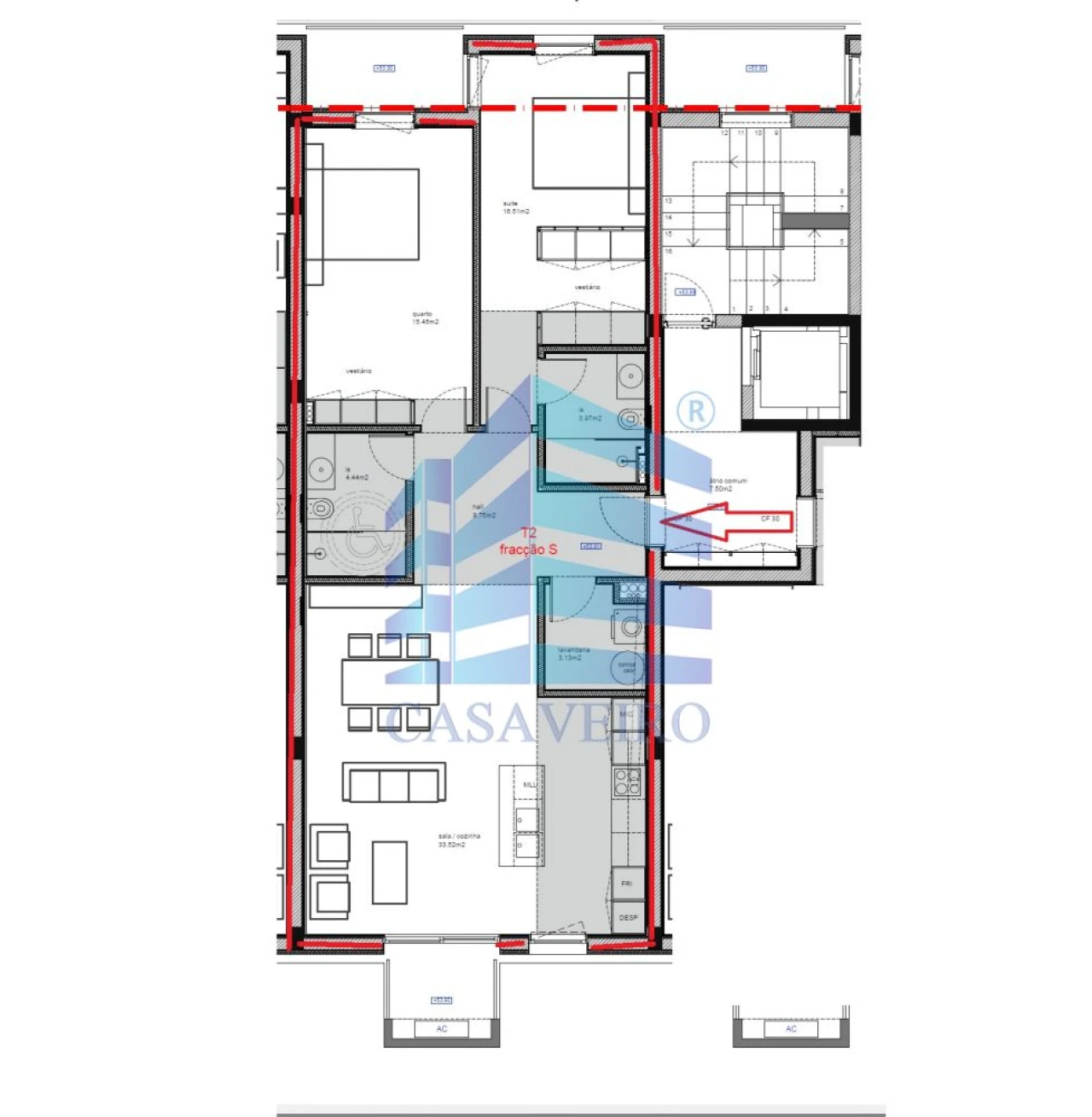 Apartamento T2 para Venda em São Bernardo Foto 11