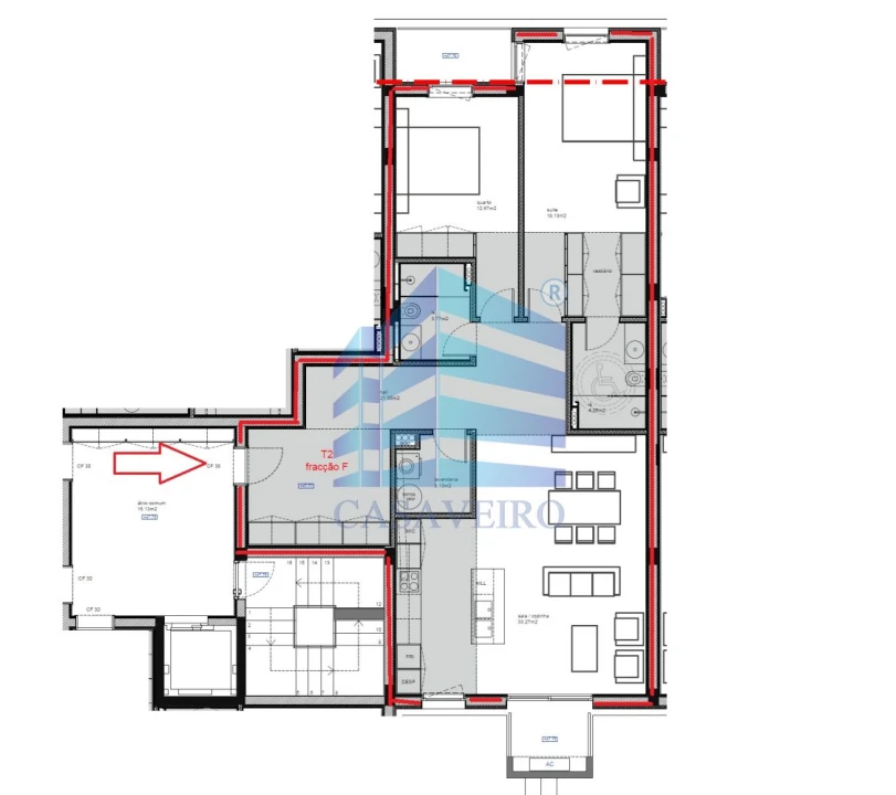 Apartamento T2 para Venda em São Bernardo Foto 21