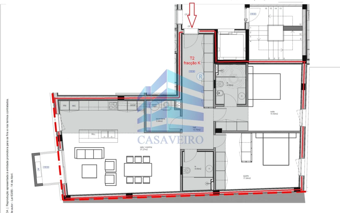 Apartamento T2 para Venda em São Bernardo Foto 8