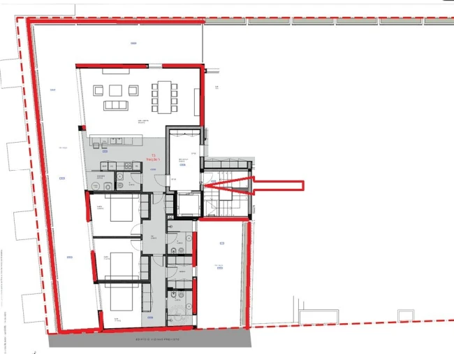 Apartamento T3 para Venda em São Bernardo Planta 2