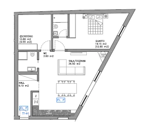 Apartamento T1 para Venda em Esgueira