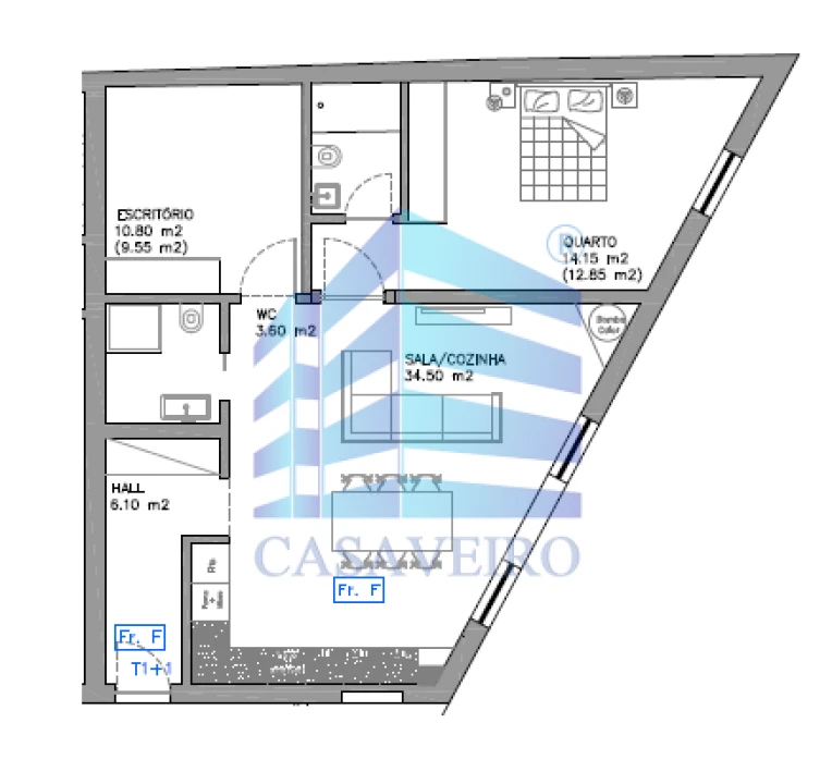 Apartamento T1 para Venda em Esgueira Foto 7