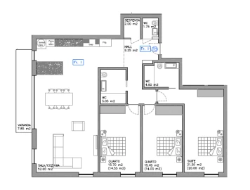 Apartamento T3 para Venda em Esgueira