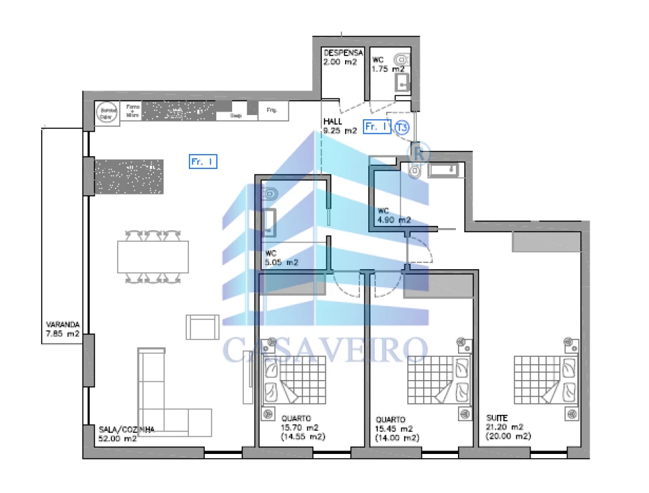 Apartamento T3 para Venda em Esgueira Foto 17